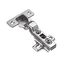 Петля полунакладная GTV ZP-COCA8450-BE-F клиповая без пружины, с ответной планкой H-0 45мм ЭКОНОМ, без еврошурупа — купить оптом и в розницу в интернет магазине GTV-Meridian.